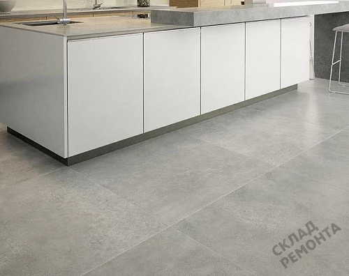 Фото Керамогранит матовый Steppe Ceramics Concrete Grey серый 600*600*9 – купить в Краснодаре: цена, описание, фото. Интернет-магазин 3
