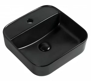Раковина накладная Aquanet City-2-MB 273669, 39 см