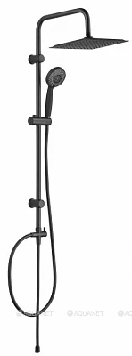 Душевая система Aquanet Passion S AF300-70-S-B (261837) черный матовый