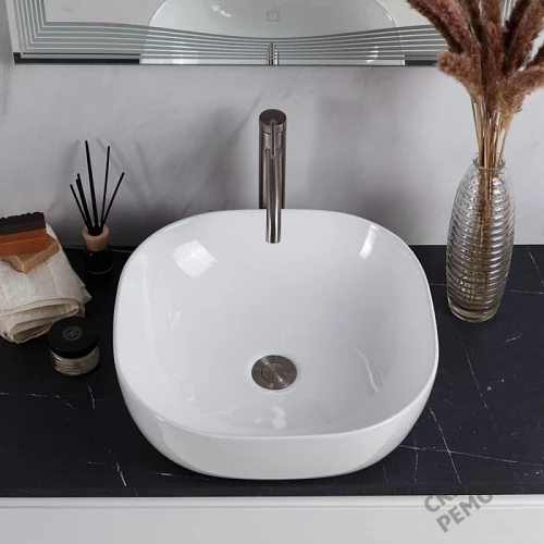 Фото Раковина накладная BelBagno BB1301 42.5 см купить в Краснодаре: цена, описание, фото. Интернет-магазин 5