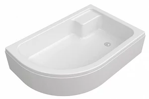 Поддон душевой Triton ПД19 (правый) акрил асимметричный 120*80 белый