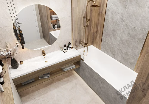 Фото Керамогранит матовый Alma Ceramica Риалто GFU04RLT04R бежевый 600*600*9 – купить в Краснодаре: цена, описание, фото. Интернет-магазин 3