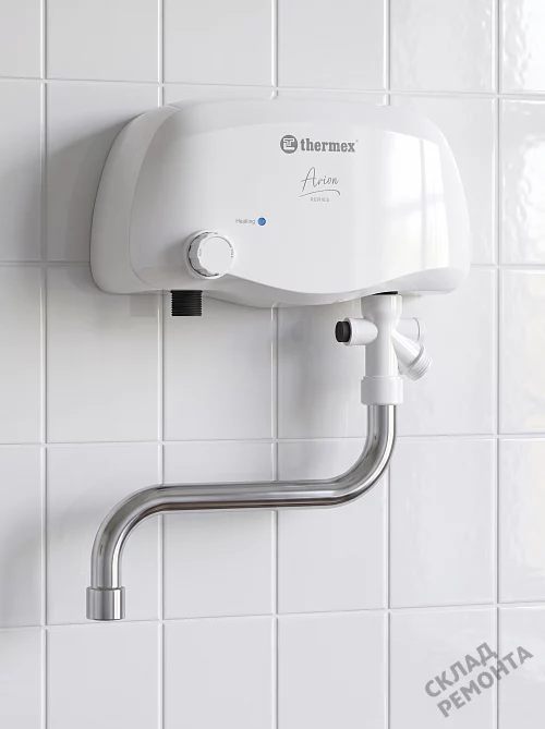 Фото Водонагреватель проточный Thermex Arion 3500 tap – купить в Краснодаре: цена, описание, фото. Интернет-магазин 1