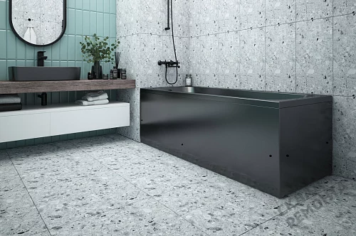Фото Ванна акриловая Метакам Strict Black 160*70  купить в Краснодаре: цена, описание, фото. Интернет-магазин 10