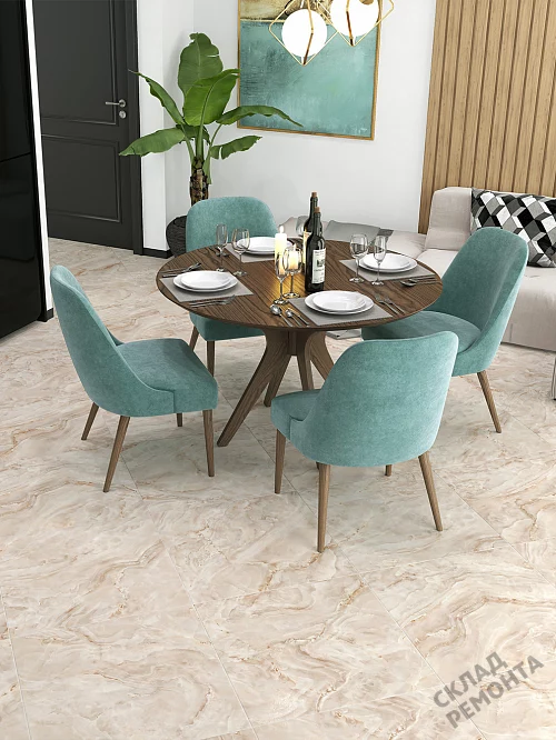 Фото Керамогранит лаппатированный Alma Ceramica Невада GFU04NVD40L бежевый 600*600*9 – купить в Краснодаре: цена, описание, фото. Интернет-магазин 1
