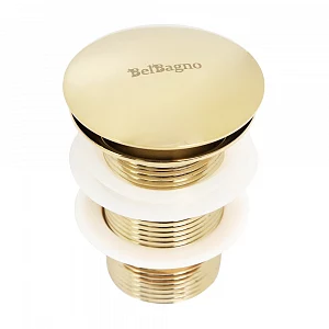 Донный клапан BelBagno BB-SC-ORO, клик-клак, без перелива