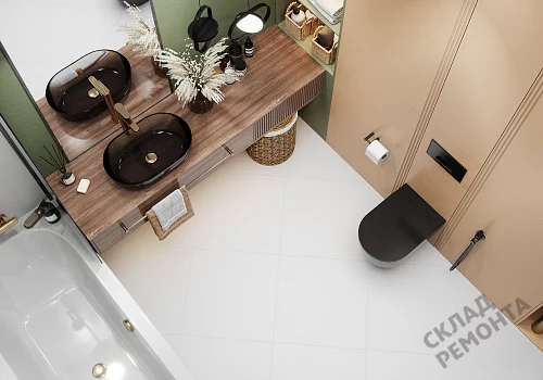 Фото Керамогранит матовый Alma Ceramica Твин GFU04WIN00R белый 600*600*9 – купить в Краснодаре: цена, описание, фото. Интернет-магазин 2