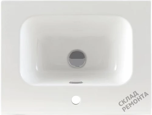 Фото Раковина на тумбу Aquanet Flat 60 (254363), 61 см купить в Краснодаре: цена, описание, фото. Интернет-магазин 2