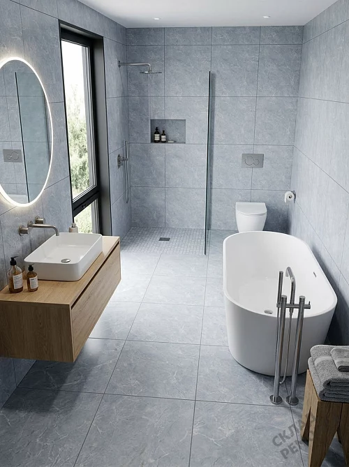 Фото Керамогранит матовый Diamond Ceramics 66N06 серый 600*600*9,5 – купить в Краснодаре: цена, описание, фото. Интернет-магазин 1